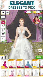 Hochzeitdesigner: Kleiddressup スクリーンショット 0