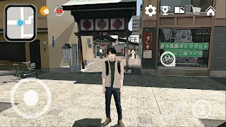 Delivery Food Sim- Japan Osaka Screenshot 2