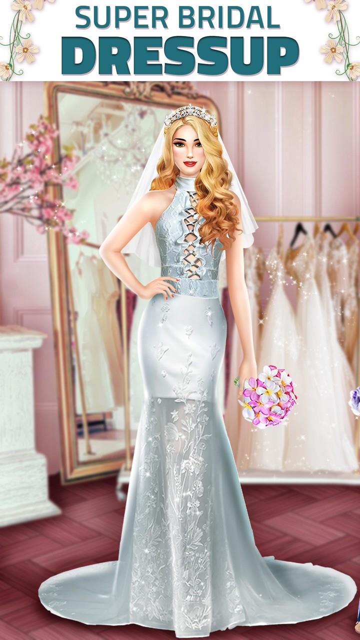 Super Wedding Dress Up Stylist Ekran Görüntüsü 0