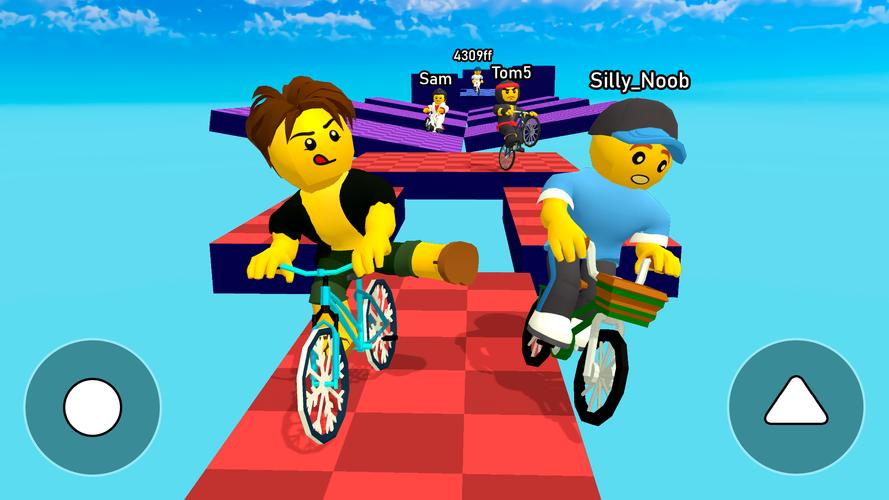 Obby bike: Parkour Adventure Captura de pantalla 3