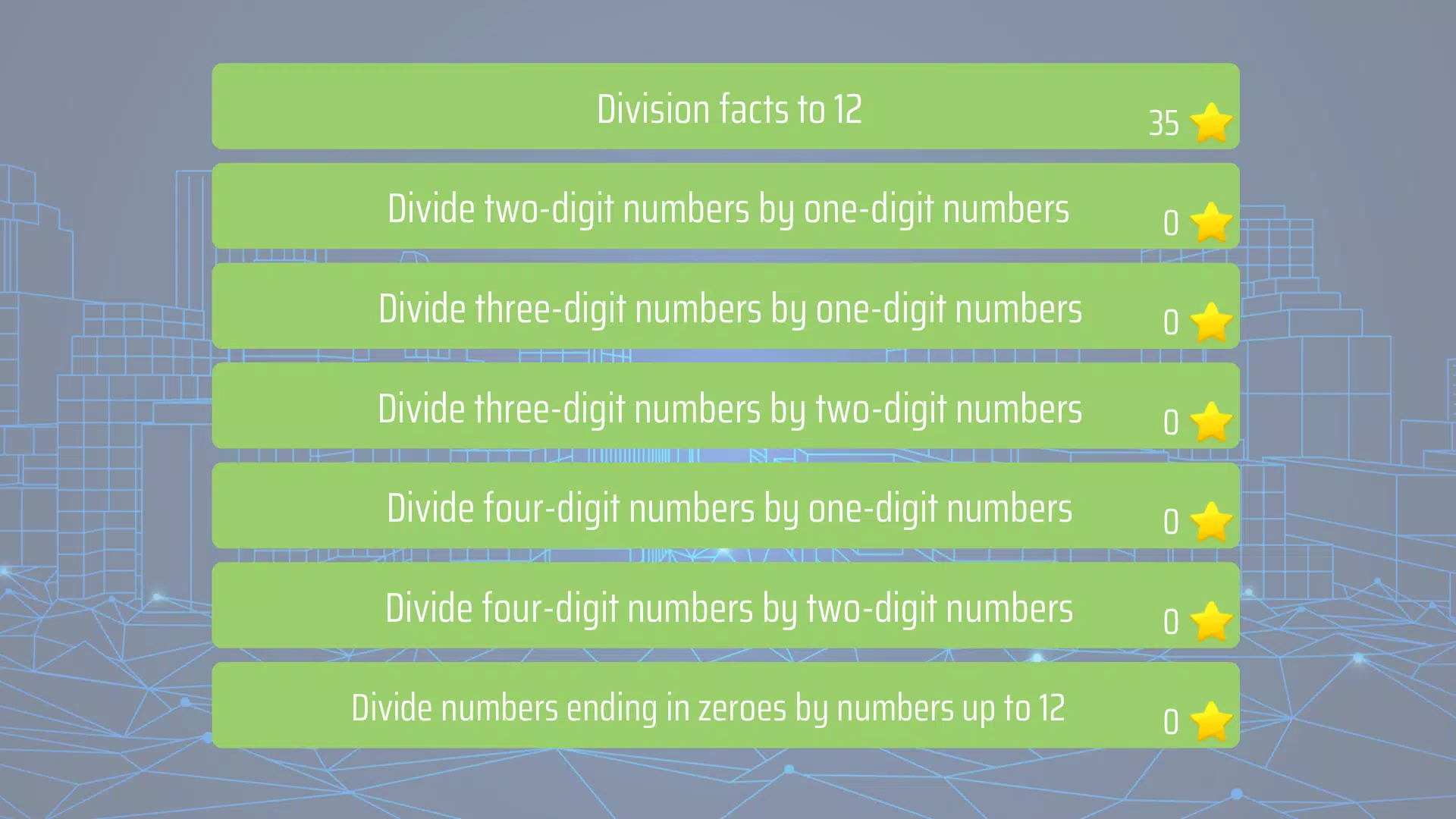 Division 4th grade Math skills 螢幕截圖 0