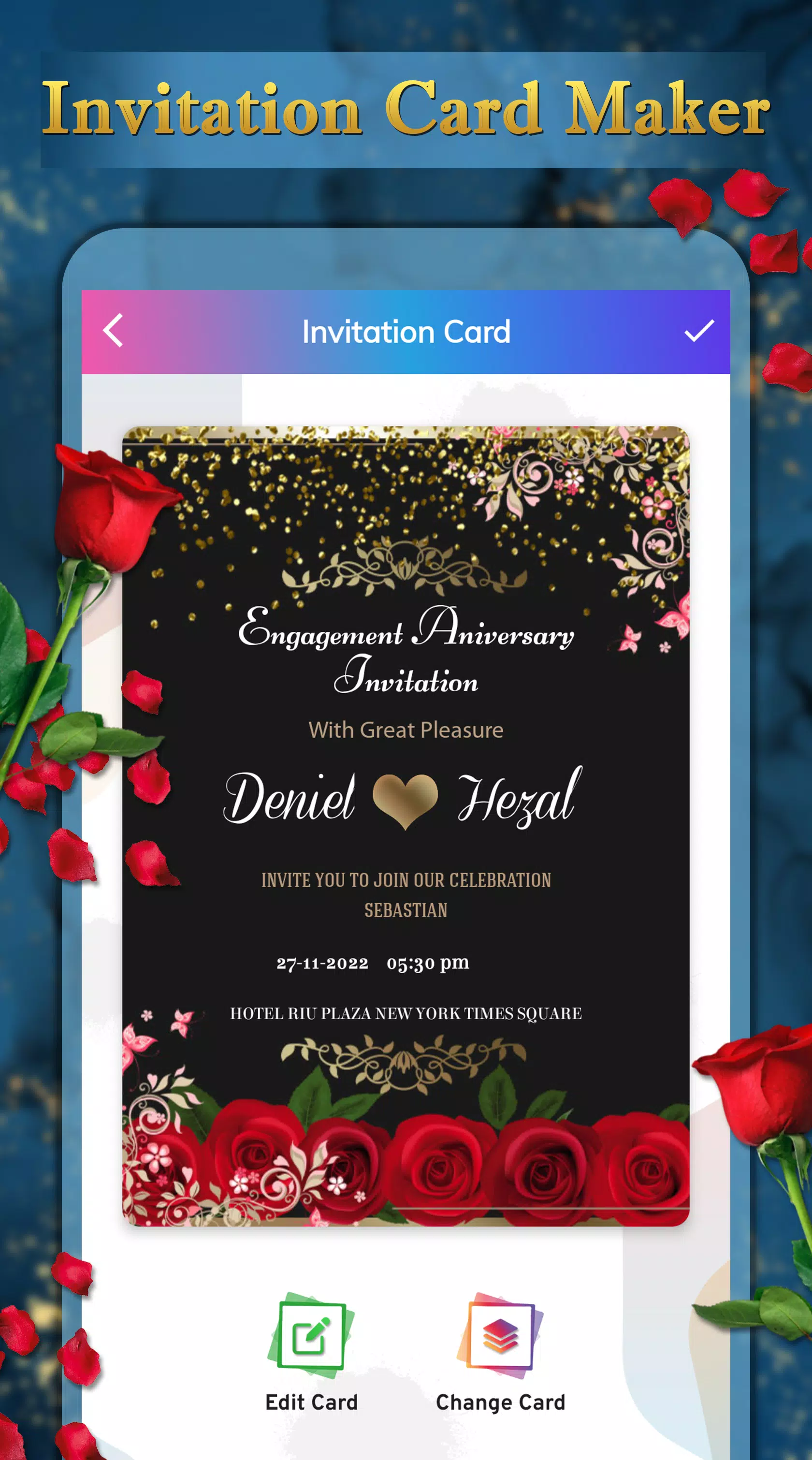 Schermata Invitation Card Maker 2