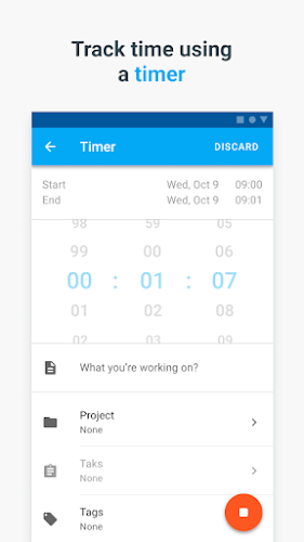 Clockify — Time Tracker ဖန်သားပြင်ဓာတ်ပုံ 1