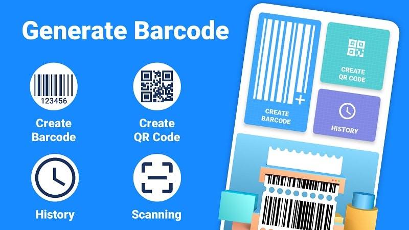 Barcode Generator & Scanner Captura de tela 0