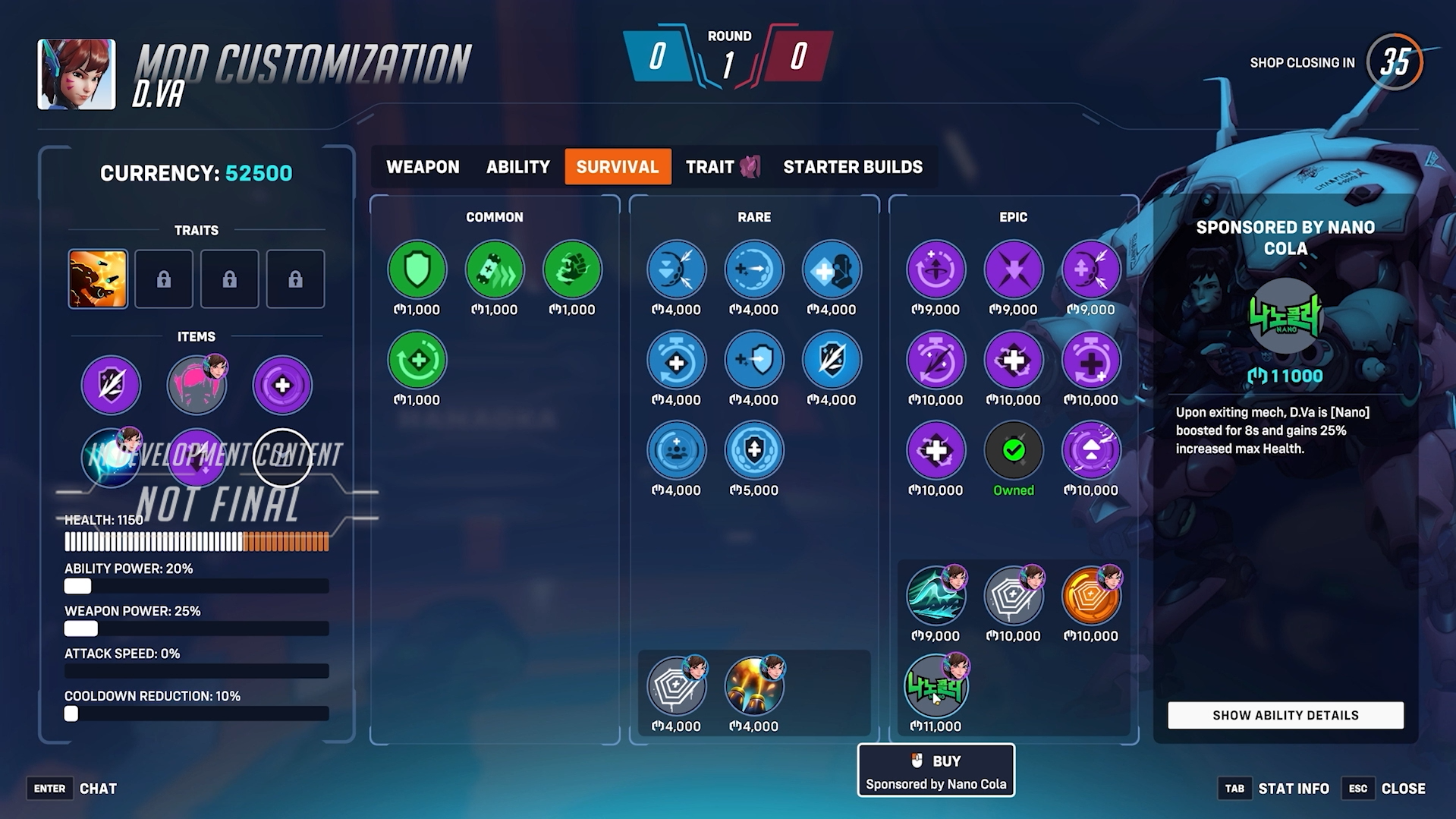 Overwatch 2 stadion screenshots