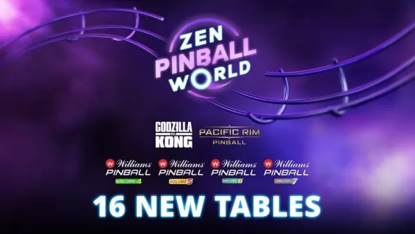 Zen Pinball World, üç pakette 16 yeni masa ile genişliyor