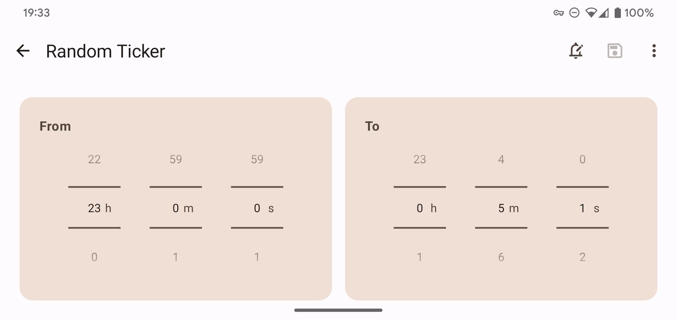 Schermata Random Timer 2