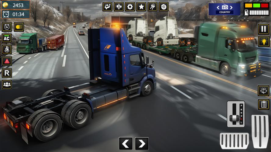 Euro Transporter Truck Games 螢幕截圖 1