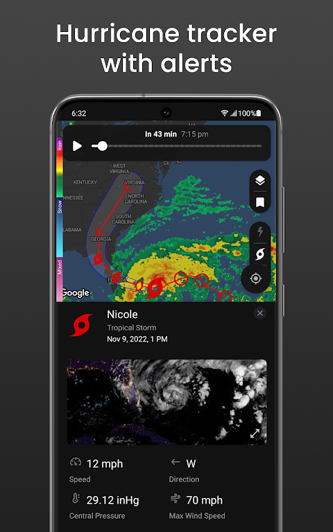 Clime: NOAA Weather Radar Live ภาพหน้าจอ 1