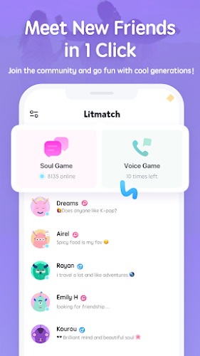 Litmatch - Haz Amigos Nuevos Captura de pantalla 0