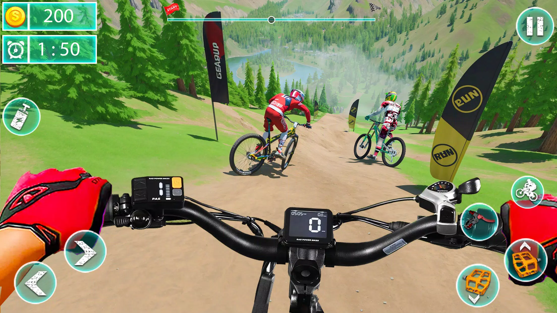 MTB Downhill: BMX Racer Screenshot 1