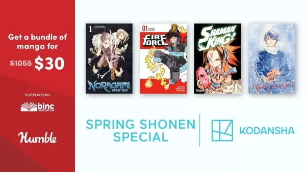 Humble အစုအဝေး၏နွေ ဦး ရာသီ Shonen Manga Deal: 96 မီးအင်အားစု 96 ခု, Noragami သည်ဒေါ်လာ 30 ဖြင့်