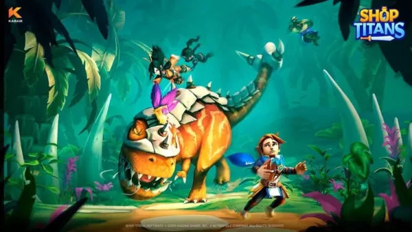 Shop Titans dévoile la mise à jour du niveau 15 sur le thème de Jurassic