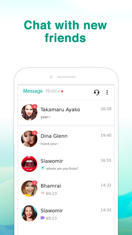 Peppermint Pro -VideoChat, LiveChat ဖန်သားပြင်ဓာတ်ပုံ 1