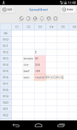 Simple Spreadsheet Ảnh chụp màn hình 1