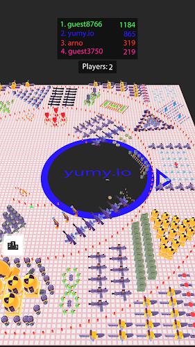 yumy.io - io - hole games Schermafbeelding 1