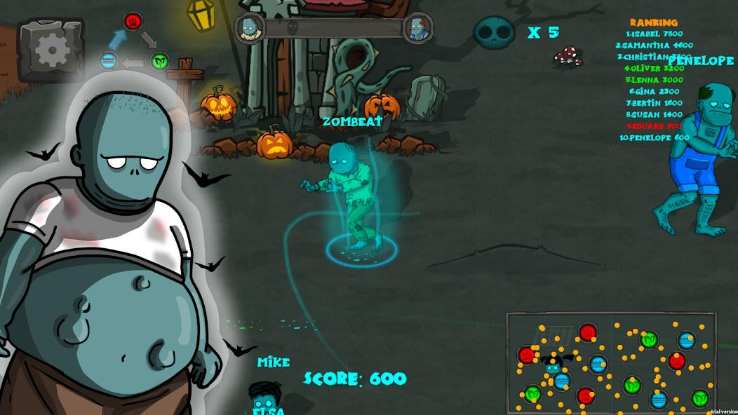 Zombeat.io - io games zombies Mod 螢幕截圖 2