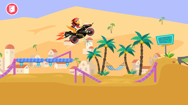 Dirt Bike Games for Kids Schermafbeelding 2