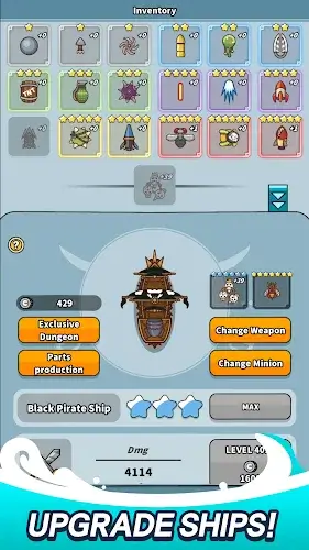 Pirate Ship : Idle Voyage应用截图第1张