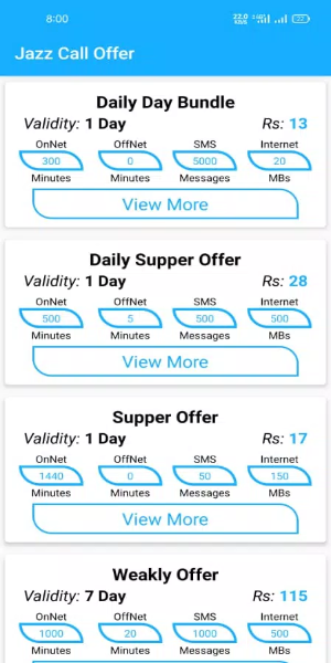 All Network Data Offers 2022 ဖန်သားပြင်ဓာတ်ပုံ 2