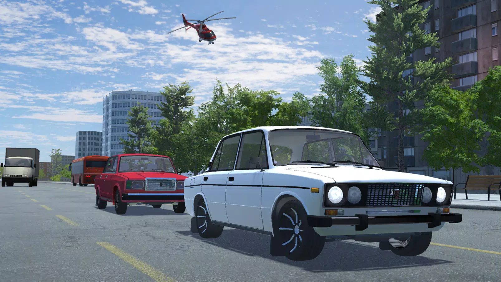 Russian Car Lada 3D 스크린샷 2