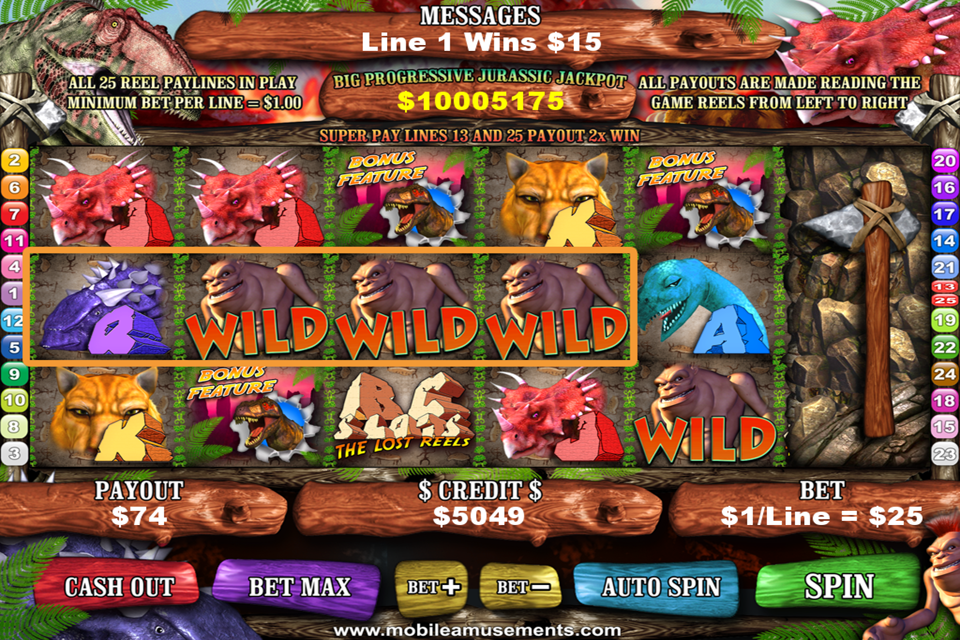 BC Monster Dinosaurs That Time Forgot Slots FREE 스크린샷 1