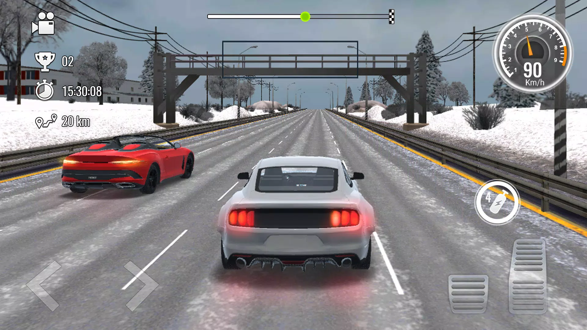 Traffic Car Driving Game Ảnh chụp màn hình 2