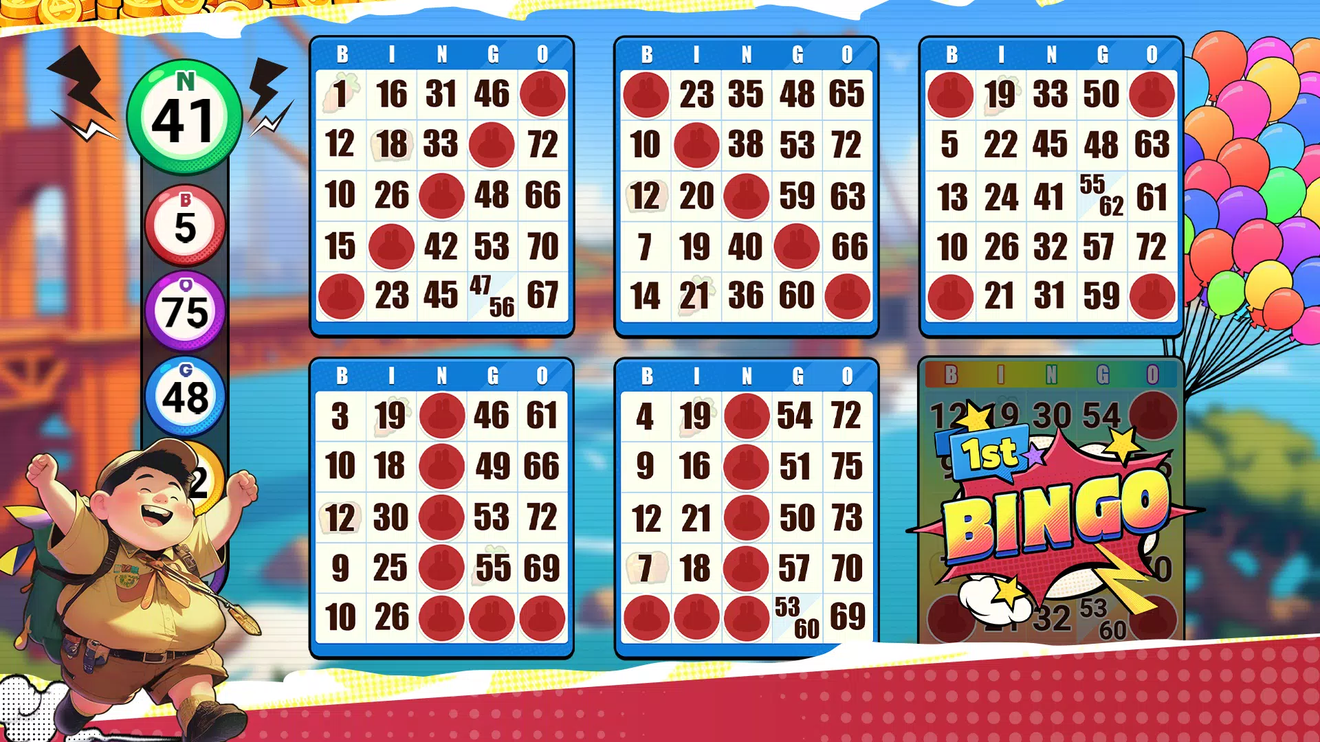 Bingo Up: Love Adventure Bingo Скриншот 1