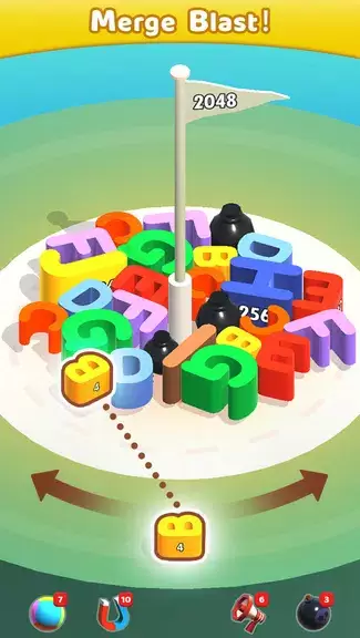 Merge Blocks 3D - 2048 Puzzle应用截图第1张