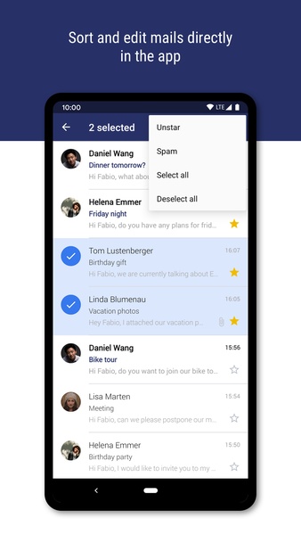 mail.com: Mail app & Cloud Screenshot 3