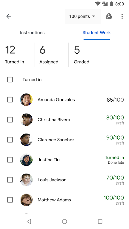 Google Classroom Ekran Görüntüsü 3