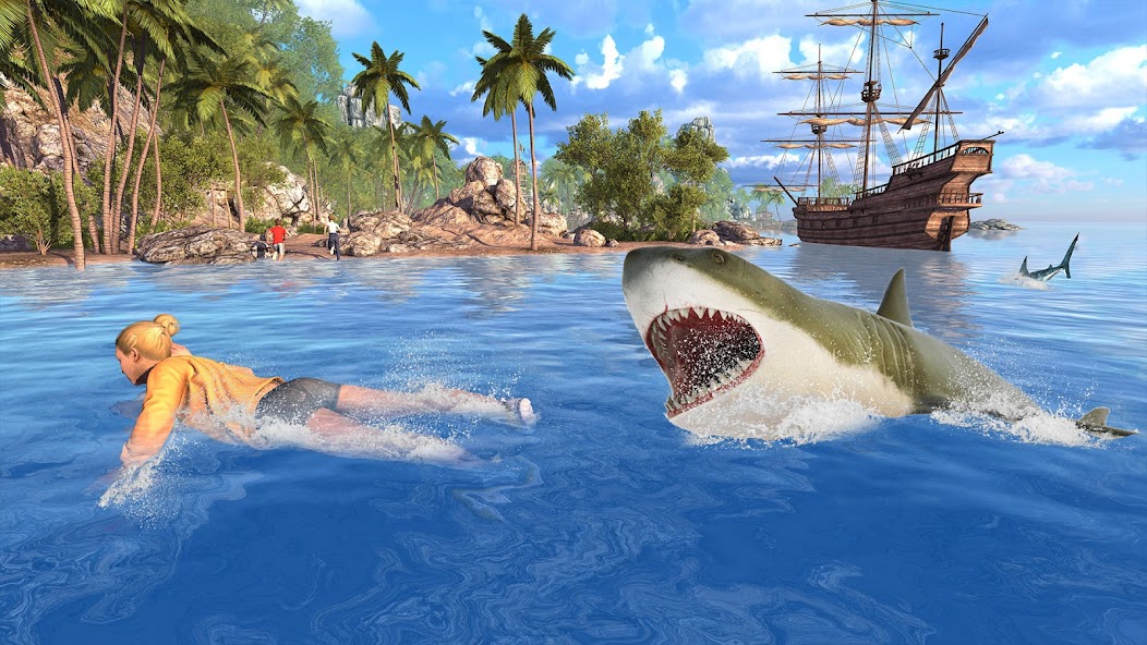Angry Shark Games: Game 2024 Mod ภาพหน้าจอ 1