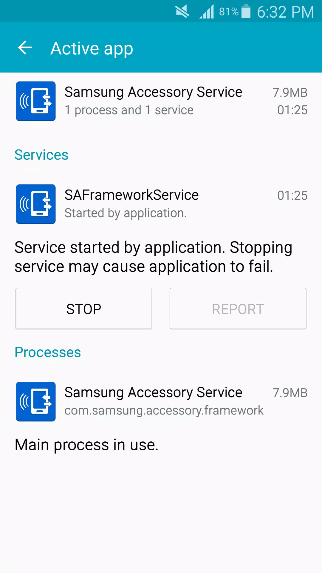 Samsung Accessory Service Capture d'écran 2