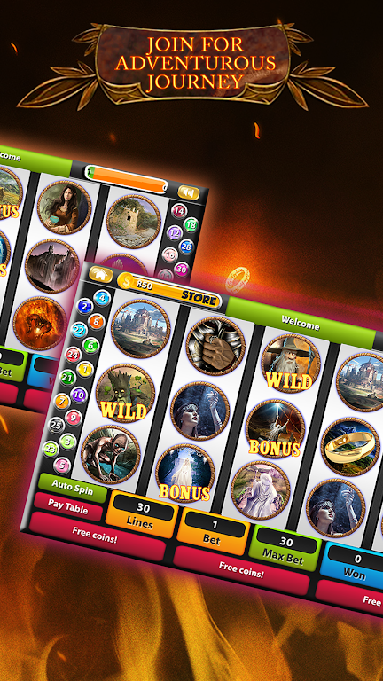 Lord of the Slots Casino Ring Captura de pantalla 1