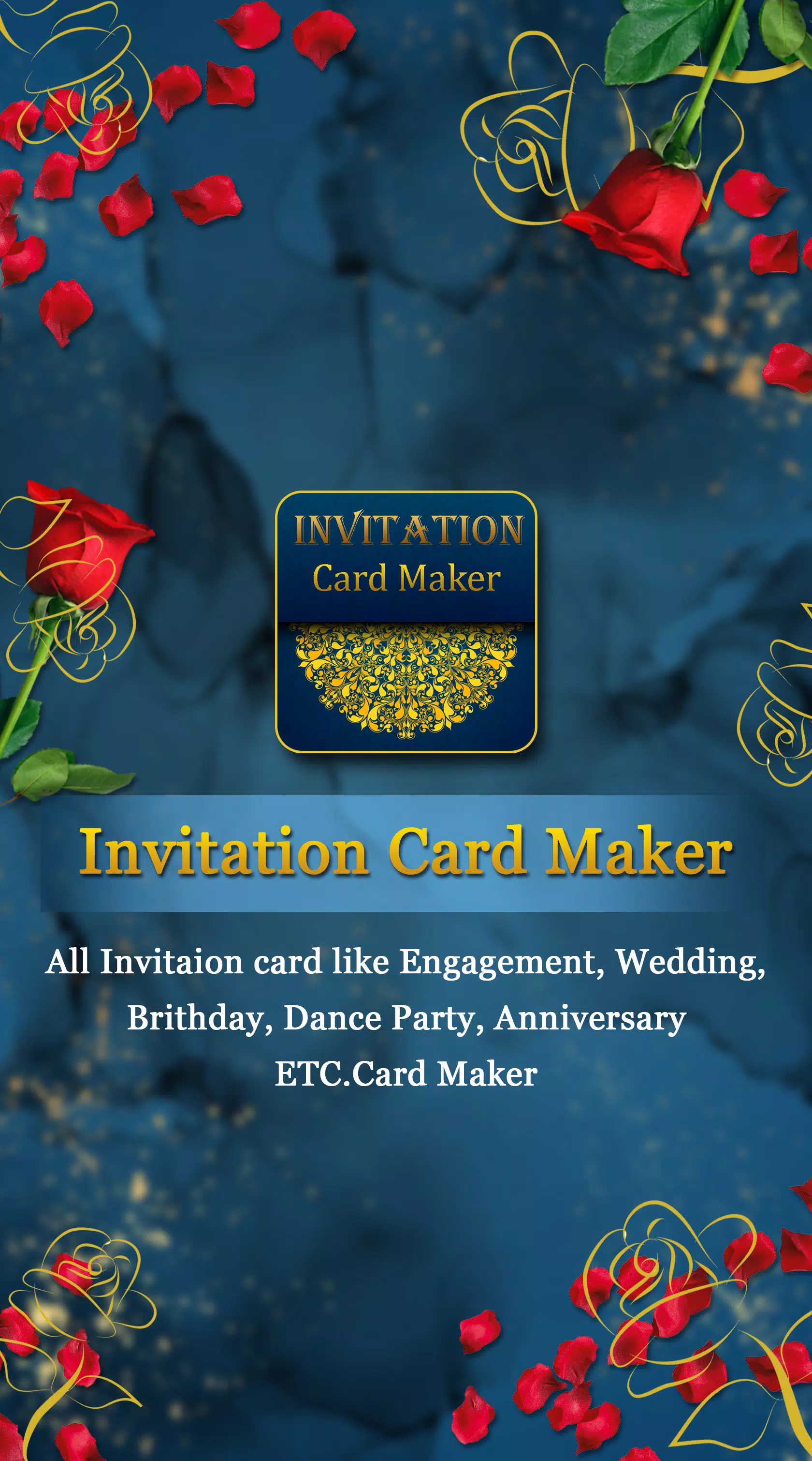 Schermata Invitation Card Maker 0