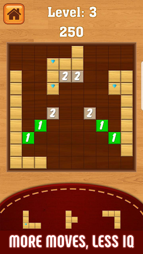 Block Puzzle : Classic Wood ภาพหน้าจอ 2