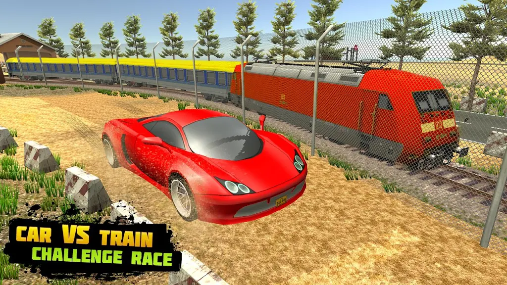 Train Racing 3d- Bus Vs Train Capture d'écran 3