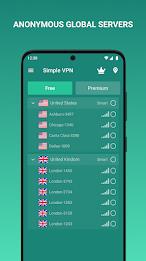 Simple VPN Pro Super Fast VPN Ekran Görüntüsü 3