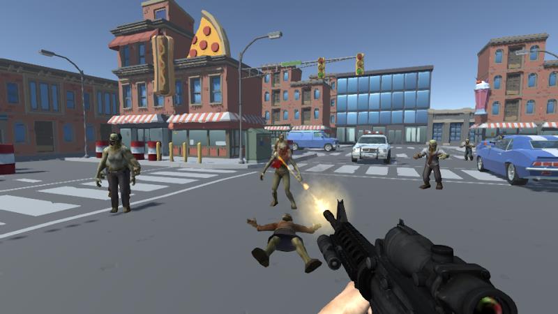 Zombie Shooting 3D Offline Tangkapan skrin 3