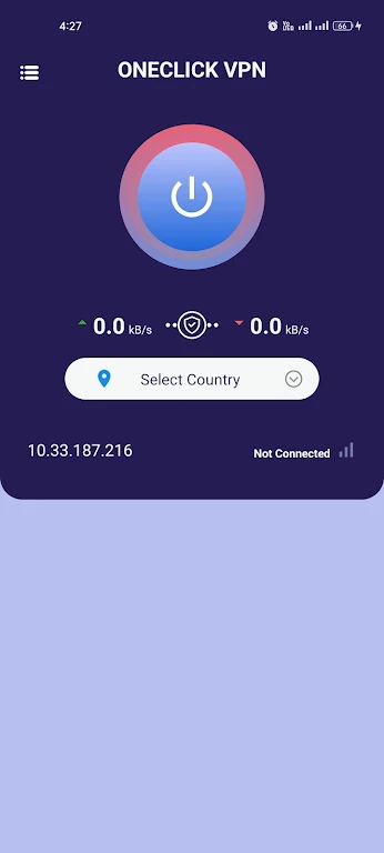 OneClick VPN - Turbo VPN App Captura de pantalla 0