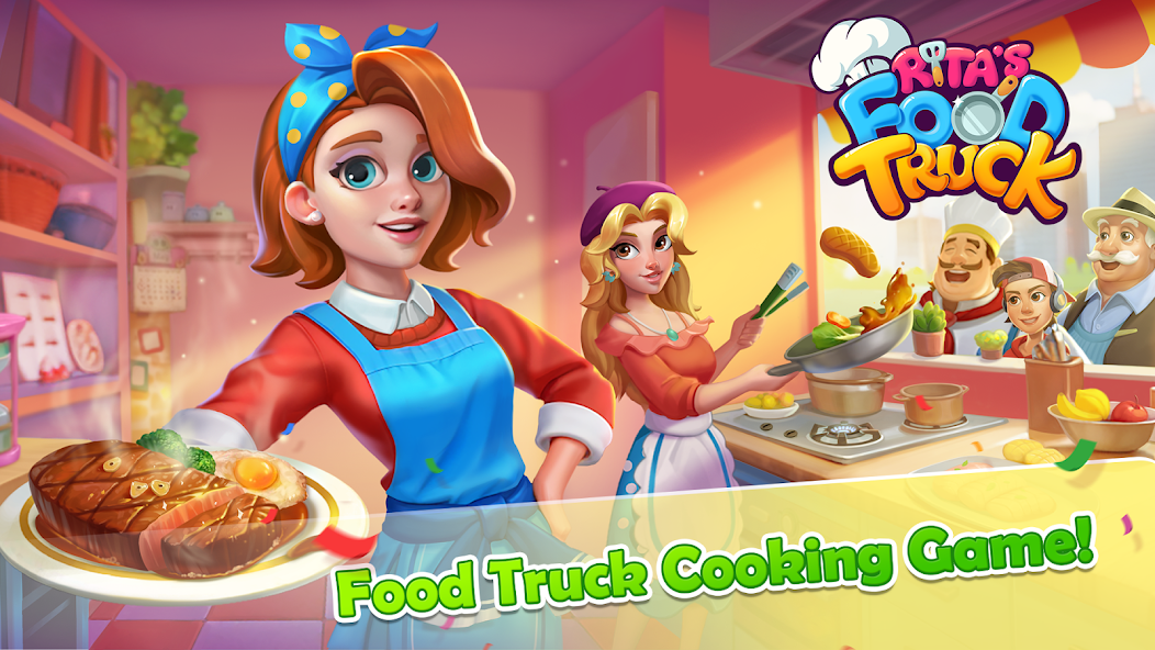 Rita's Food Truck:Cooking Game Mod 螢幕截圖 0