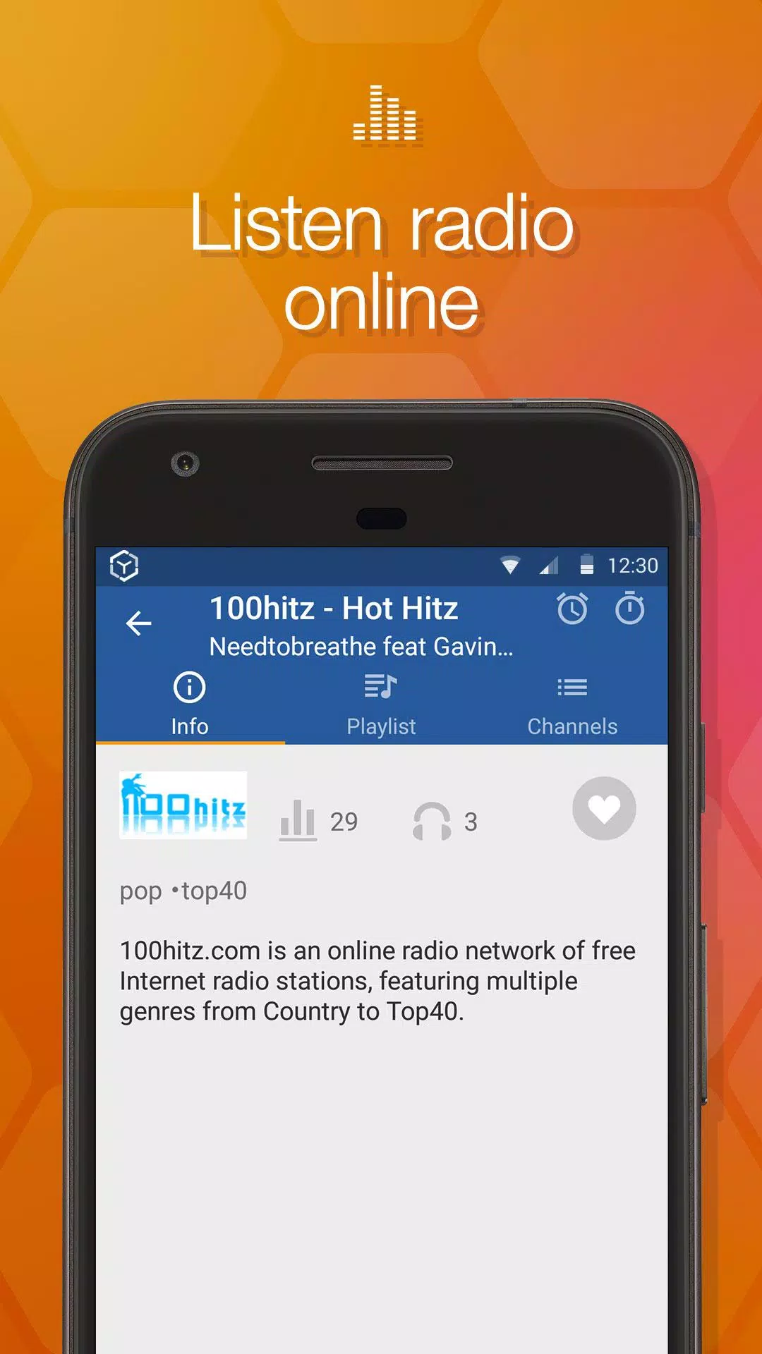 Online Radio Box radio player 螢幕截圖 1