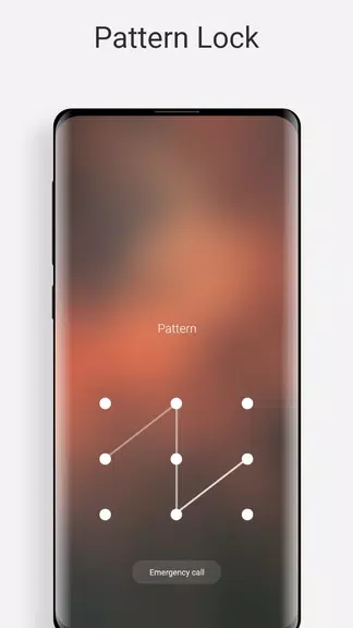 Modern Mi style Lock Screen Captura de tela 3