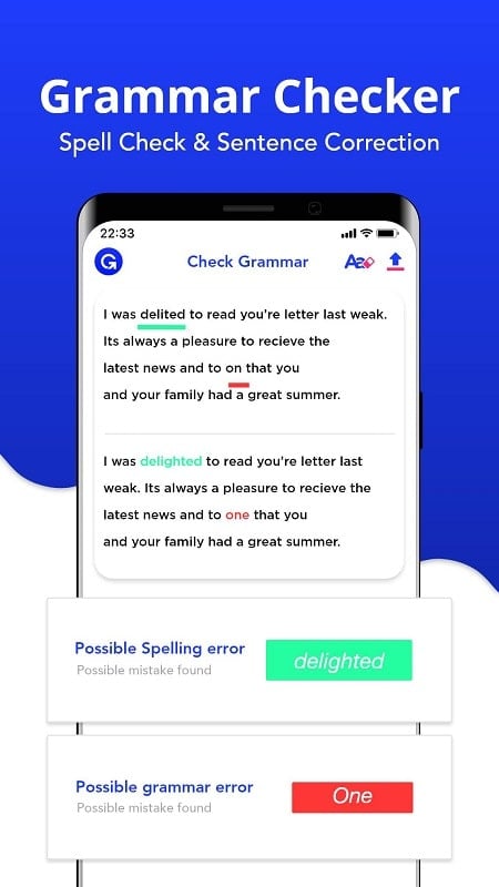 Grammar Checker স্ক্রিনশট 3