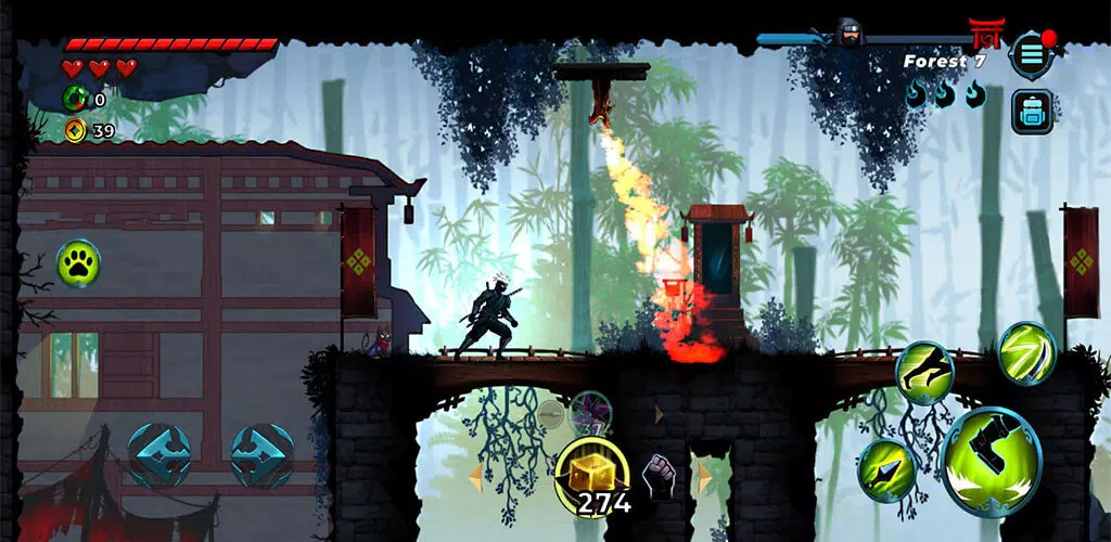 Ninja War: Shadow Adventures Zrzut ekranu 1