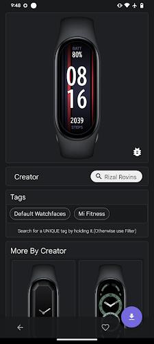 Mi Band 8 Watch Faces Zrzut ekranu 3