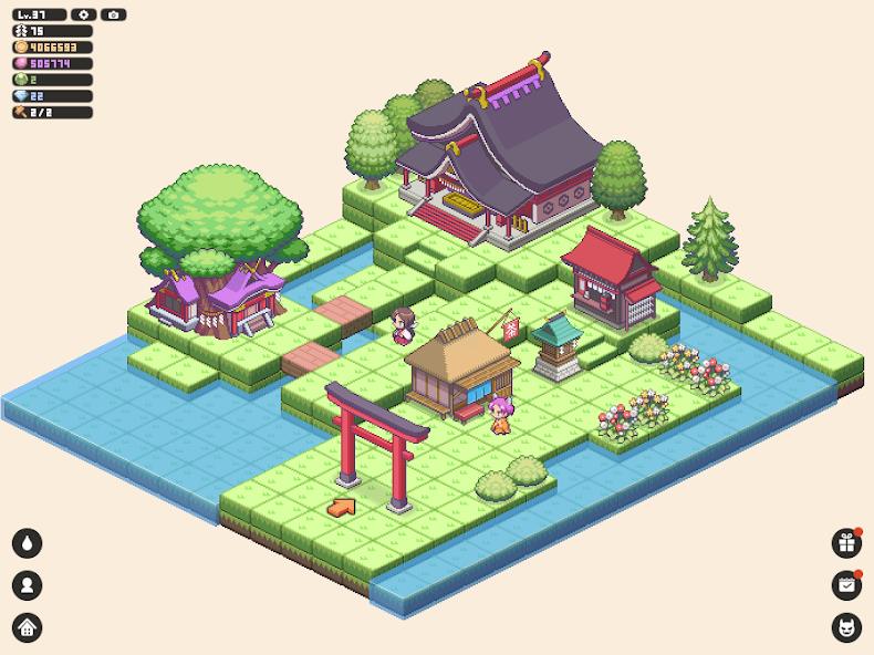 Pixel Shrine JINJA Mod Ảnh chụp màn hình 3