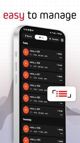 Voice Recorder Pro - VoiceX Screenshot 2