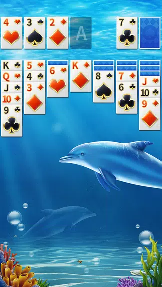 Solitaire - Dark Mode ภาพหน้าจอ 2