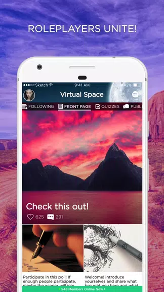 Virtual Space Amino - Geeks RP ဖန်သားပြင်ဓာတ်ပုံ 0